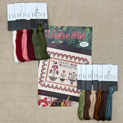 Jeannette Douglas Designs - A Festive Wish - Booklet Chart and/or Roxy Floss Conversion