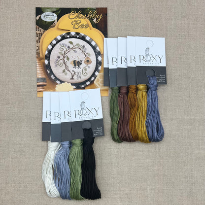 Jeannette Douglas Designs - Chubby Bee - Booklet Chart and/or Roxy Floss Conversion