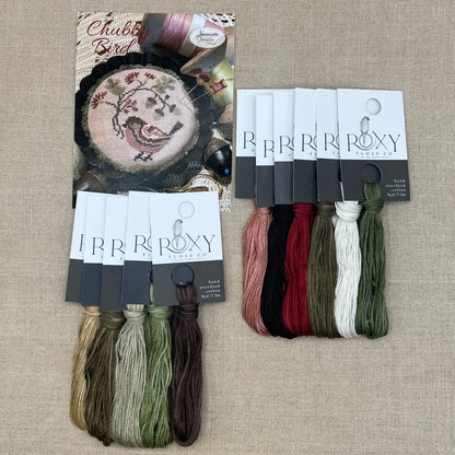 Jeannette Douglas Designs - Chubby Bird - Booklet Chart and/or Roxy Floss Conversion