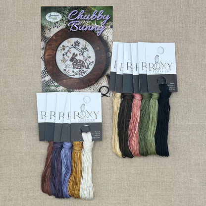 Jeannette Douglas Designs - Chubby Bunny - Booklet Chart and/or Roxy Floss Conversion