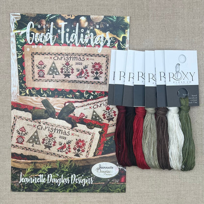 Jeannette Douglas Designs - Good Tidings - Booklet Chart and/or Roxy Floss Conversion