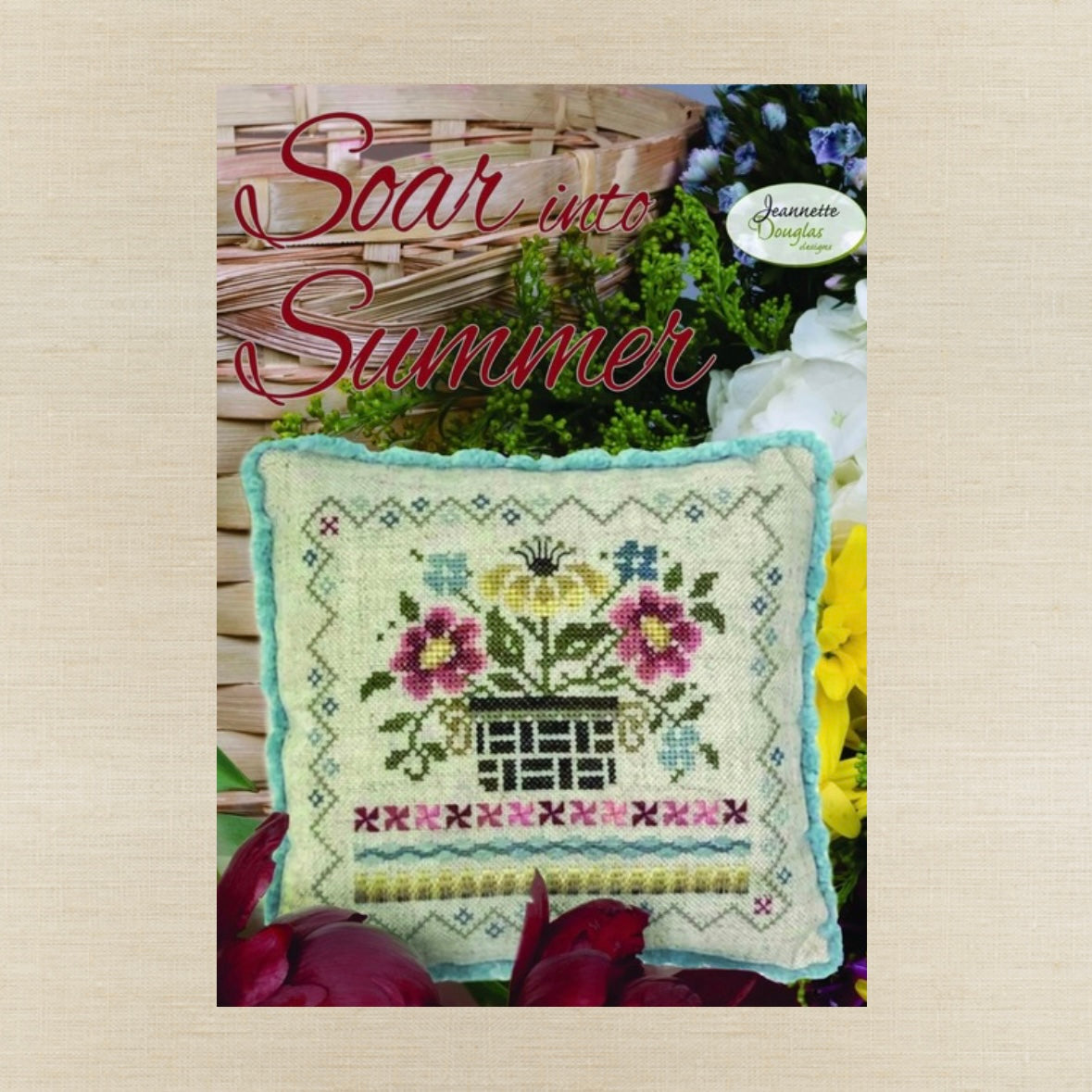 Jeannette Douglas Designs - Soar Into Summer - Booklet Chart and/or Roxy Floss Conversion