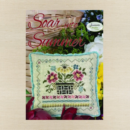 Jeannette Douglas Designs - Soar Into Summer - Booklet Chart and/or Roxy Floss Conversion