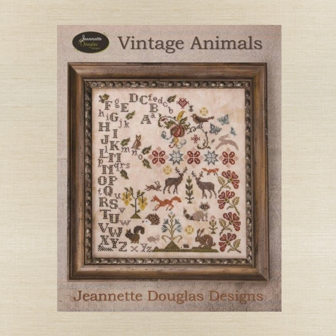 Jeannette Douglas Designs - Vintage Animals - Booklet Chart and/or Roxy Floss Conversion