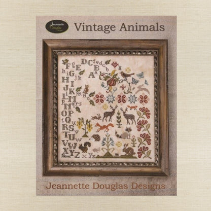 Jeannette Douglas Designs - Vintage Animals - Booklet Chart and/or Roxy Floss Conversion