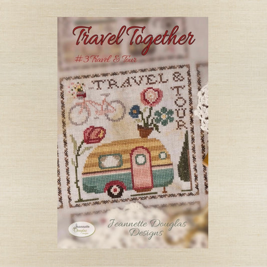 Jeannette Douglas Designs - Travel Together #3 Travel & Tour - Booklet Chart