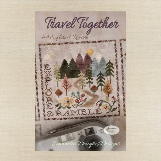 Jeannette Douglas Designs - Travel Together #4 Explore & Ramble - Booklet Chart