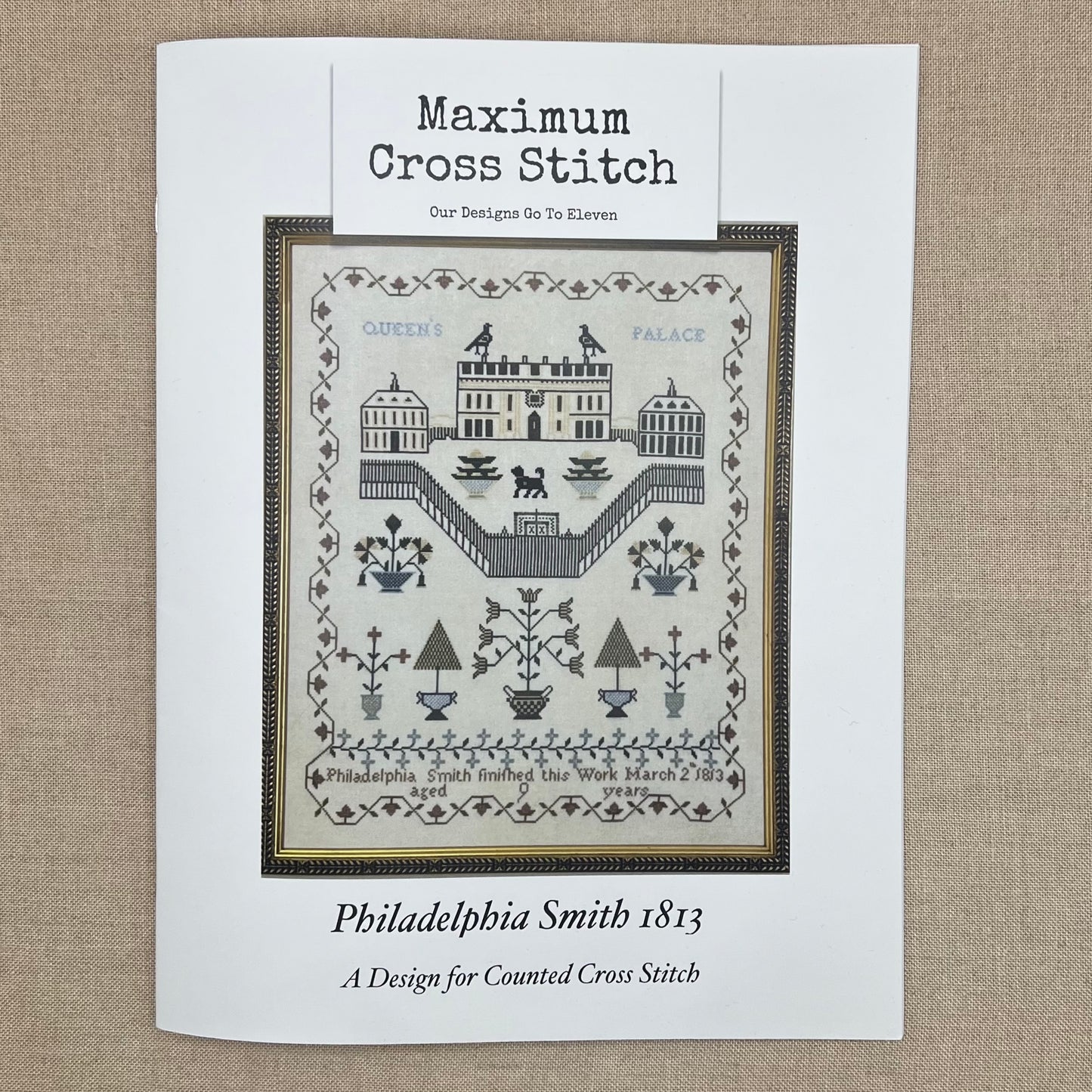 Maximum Cross Stitch - Philadelphia Smith 1813 - Booklet Chart and/or Roxy Floss Pack
