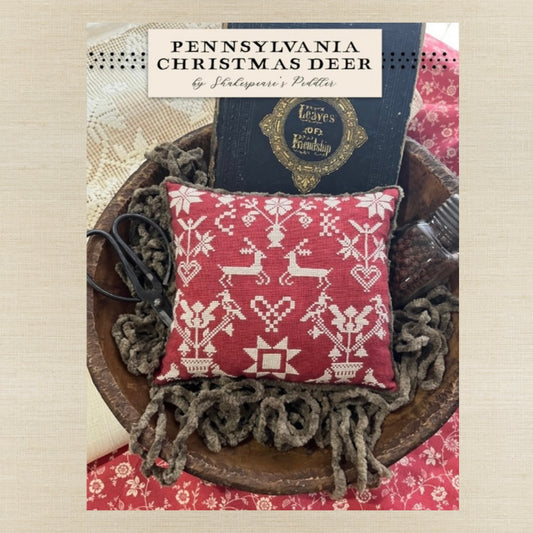 Shakespeare's Peddler - Pennsylvania Christmas Deer - Booklet Chart