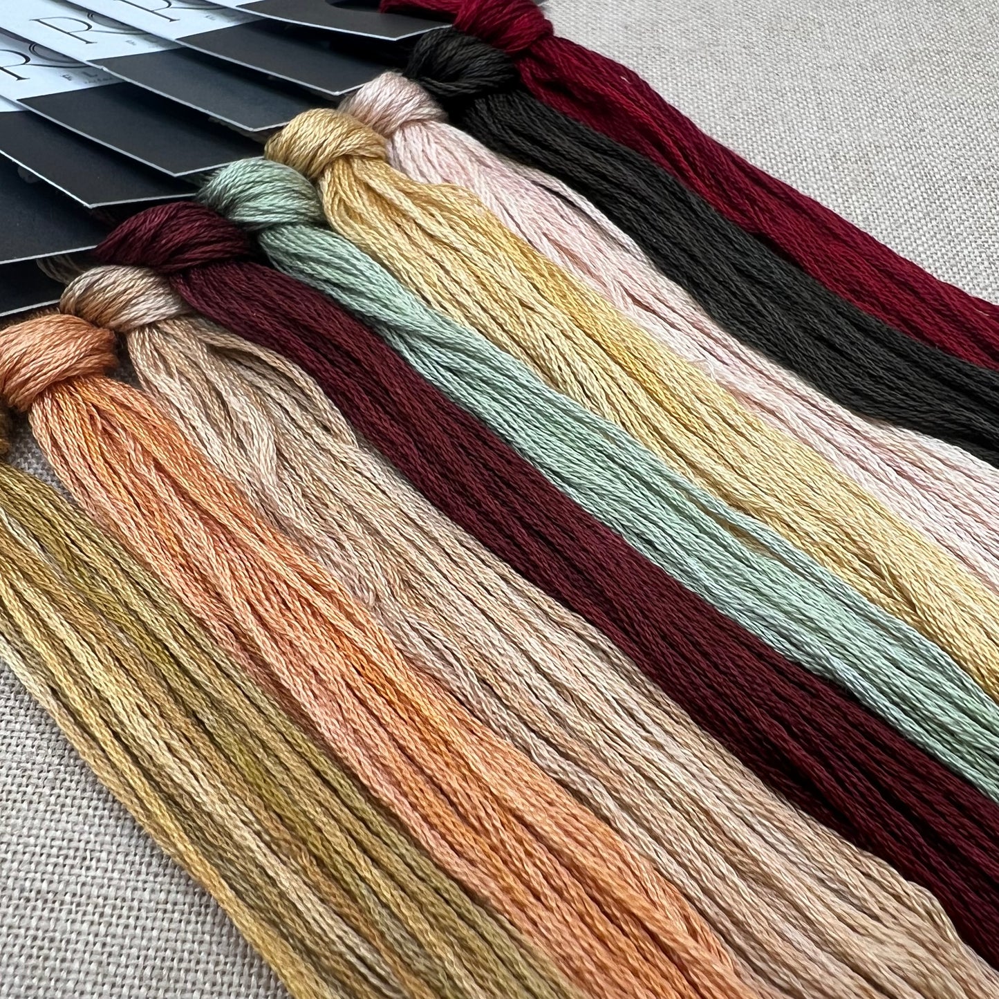 Crowsfeetstitching - Christiana Turner, 1855 - Booklet Chart and/or Roxy Floss Pack