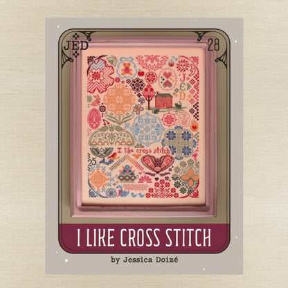 JEDxStitch - I Like Cross Stitch - Booklet Chart IH and/or Roxy Floss Co Floss
