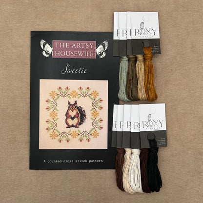 The Artsy Housewife - Sweetie - Chart IH and/or Roxy Floss Conversion