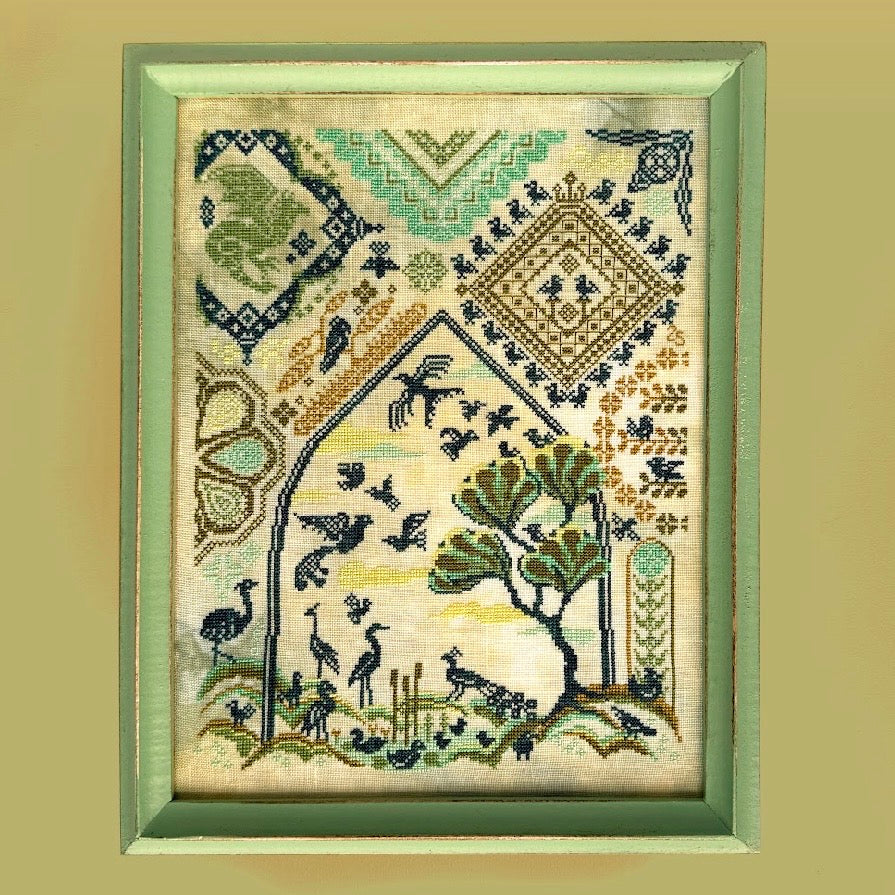 JEDxStitch - Aviary - Booklet Chart IH and/or Roxy Floss Co Floss