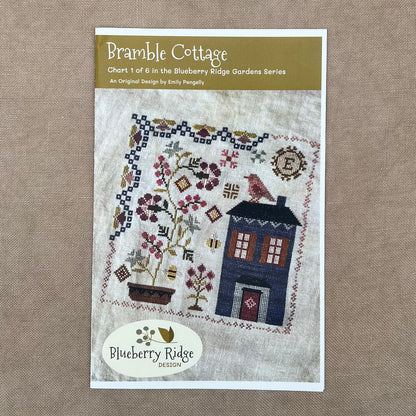 Blueberry Ridge Design - Bramble Cottage - Cross Stitch Chart and/or Roxy Floss Co Threads