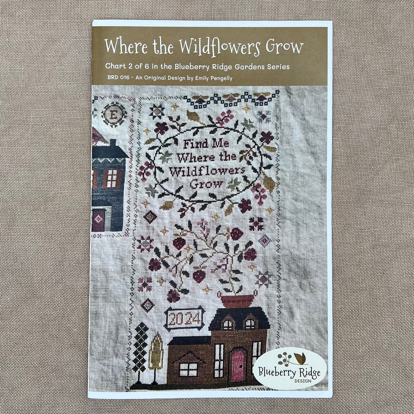 Blueberry Ridge Design - Where the Wildflowers Grow - Cross Stitch Chart and/or Roxy Floss Co Threads