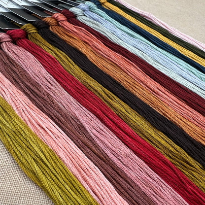 Blueberry Ridge Design - Gathering Berries - Cross Stitch Chart and/or Roxy Floss Co Threads