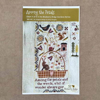 Blueberry Ridge Design - Among the Petals - Cross Stitch Chart and/or Roxy Floss Co Threads