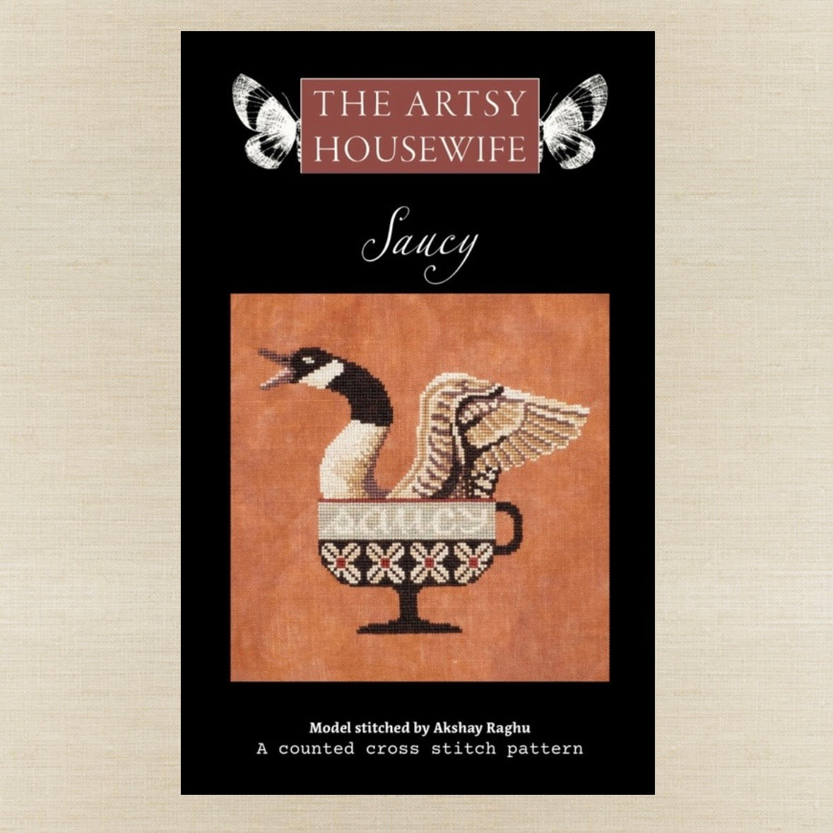 The Artsy Housewife - Saucy - Chart IH and/or Roxy Floss Conversion