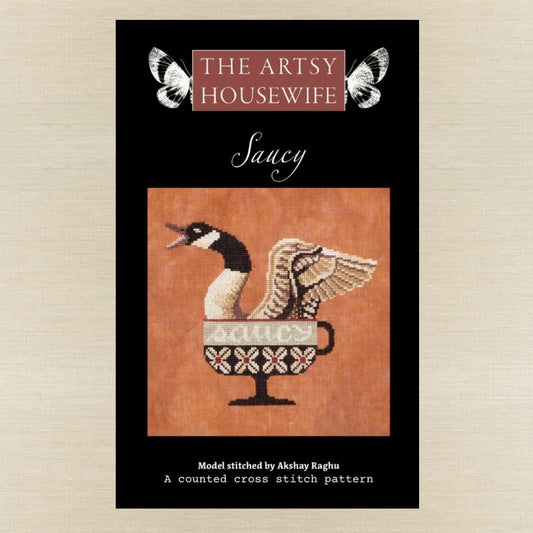 The Artsy Housewife - Saucy - Chart IH and/or Roxy Floss Conversion
