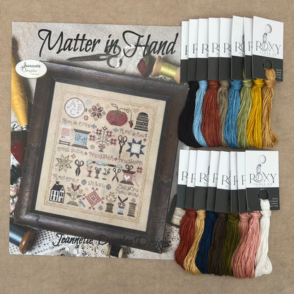 Jeannette Douglas Designs - Matter in Hand - Booklet Chart and/or Roxy Floss Conversion