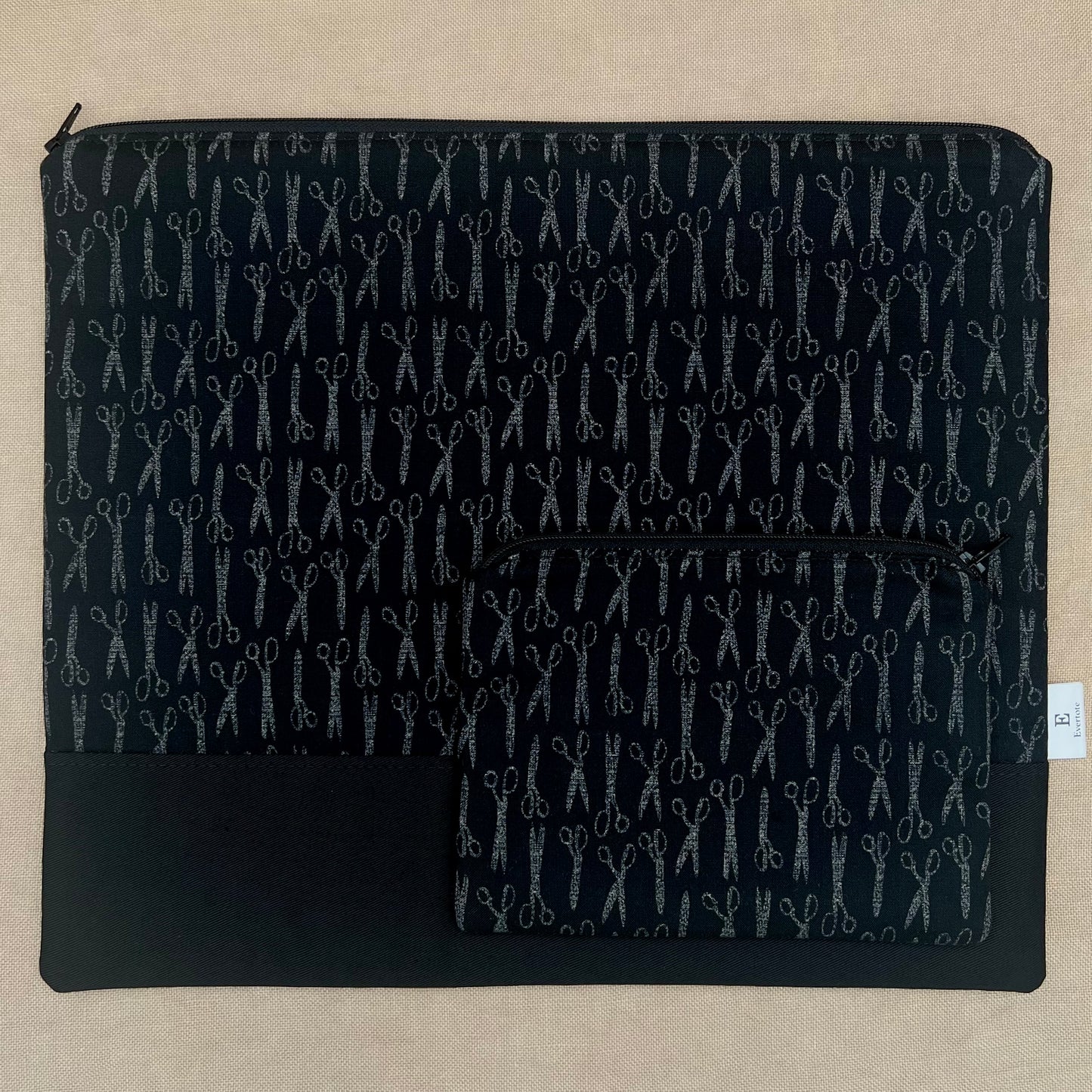 Snip Snip - Project Bag with Coordinating Notions Pouch