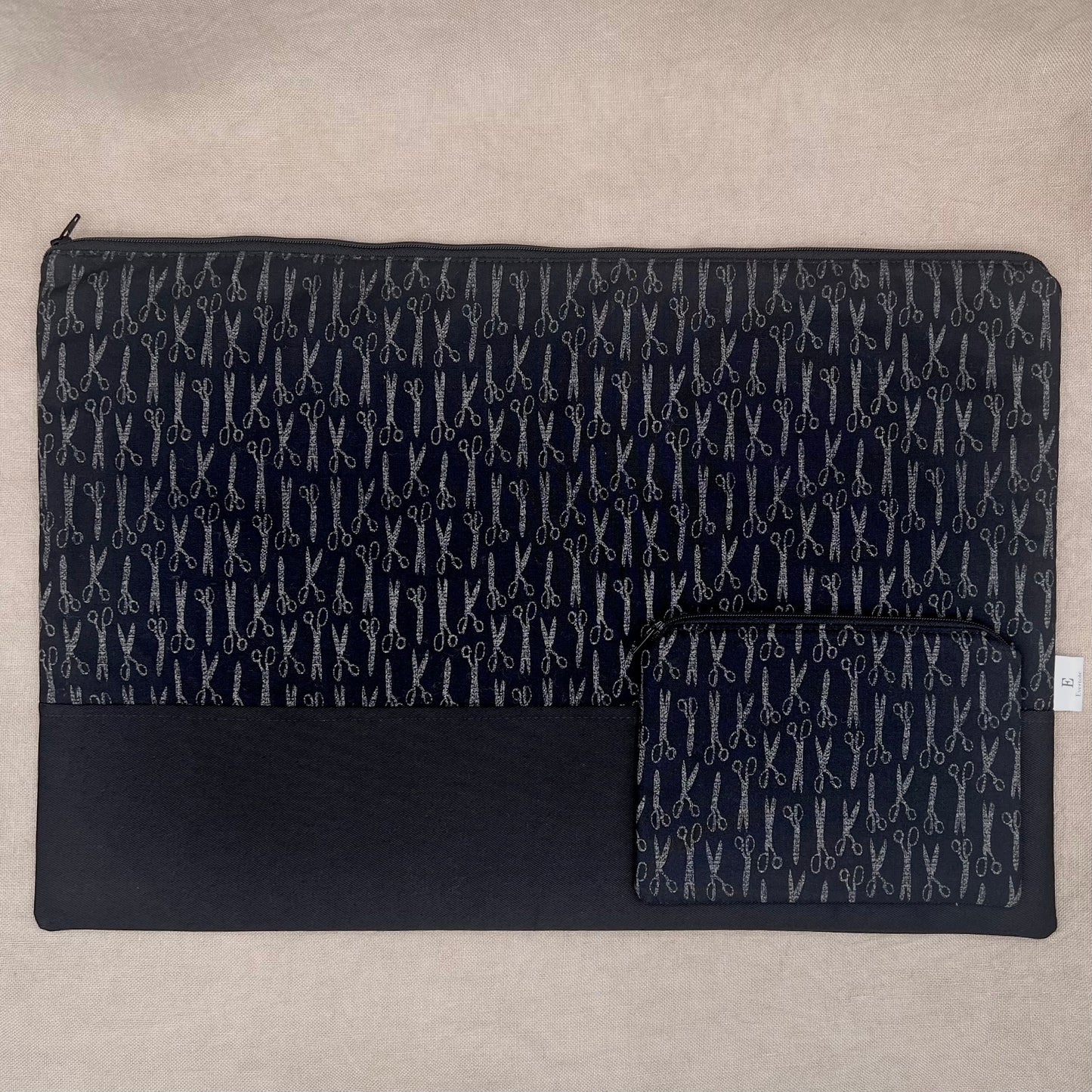 Snip Snip - Project Bag with Coordinating Notions Pouch