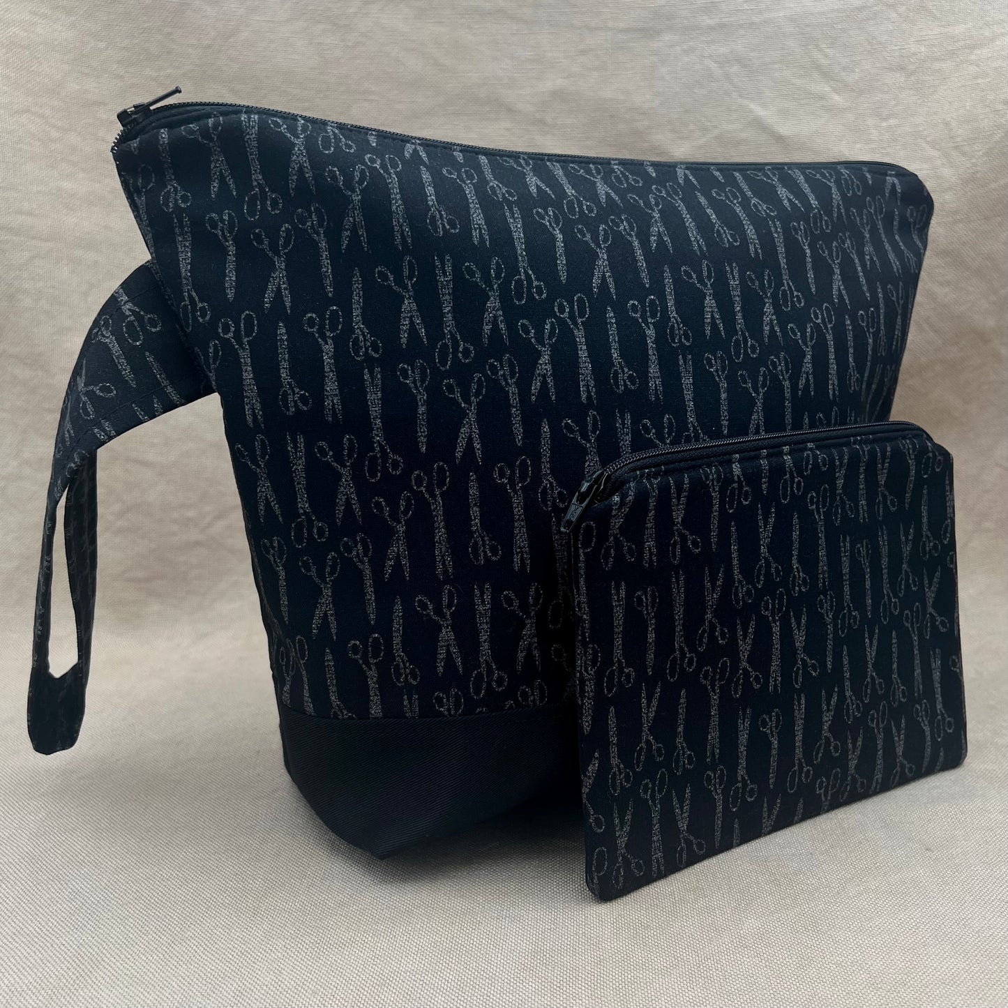 Snip Snip - Project Bag with Coordinating Notions Pouch