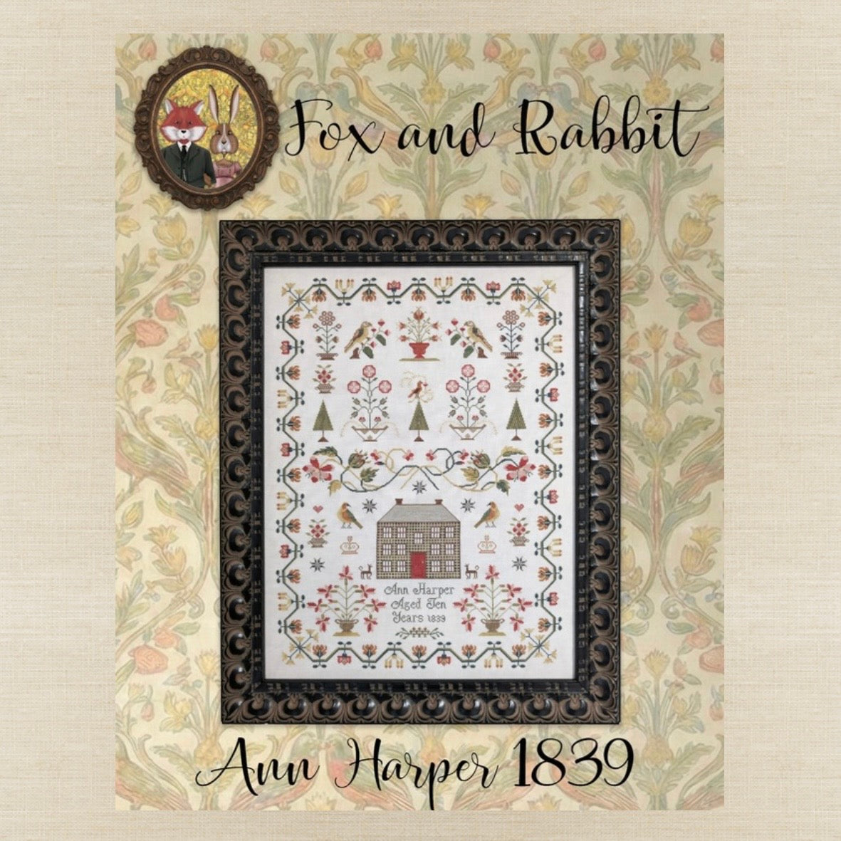 Fox and Rabbit - Ann Harper 1839 - Booklet Chart IH and/or Roxy Floss Conversion