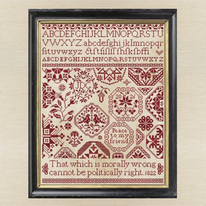 Modern Folk Embroidery - Peace To My Friend - Booklet Chart IH