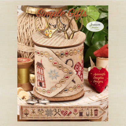 Jeannette Douglas Designs - Simple Gifts - Booklet Chart and/or Roxy Floss Conversion