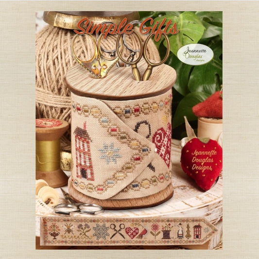 Jeannette Douglas Designs - Simple Gifts - Booklet Chart and/or Roxy Floss Conversion