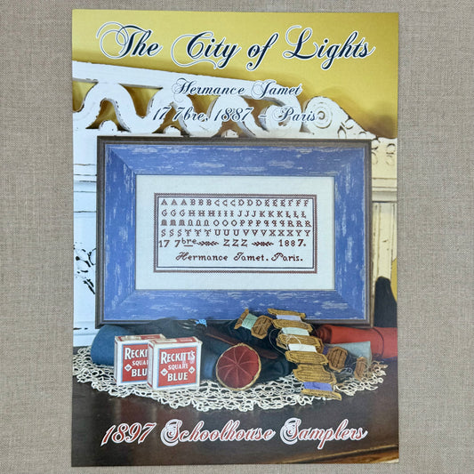 1897 Schoolhouse Samplers - The City of Lights -  Physical Chart