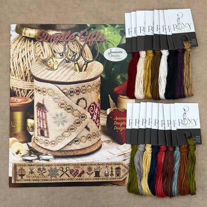 Jeannette Douglas Designs - Simple Gifts - Booklet Chart and/or Roxy Floss Conversion