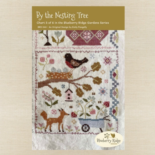 Blueberry Ridge Design - By the Nesting Tree - Cross Stitch Chart IH and/or Roxy Floss Co Threads