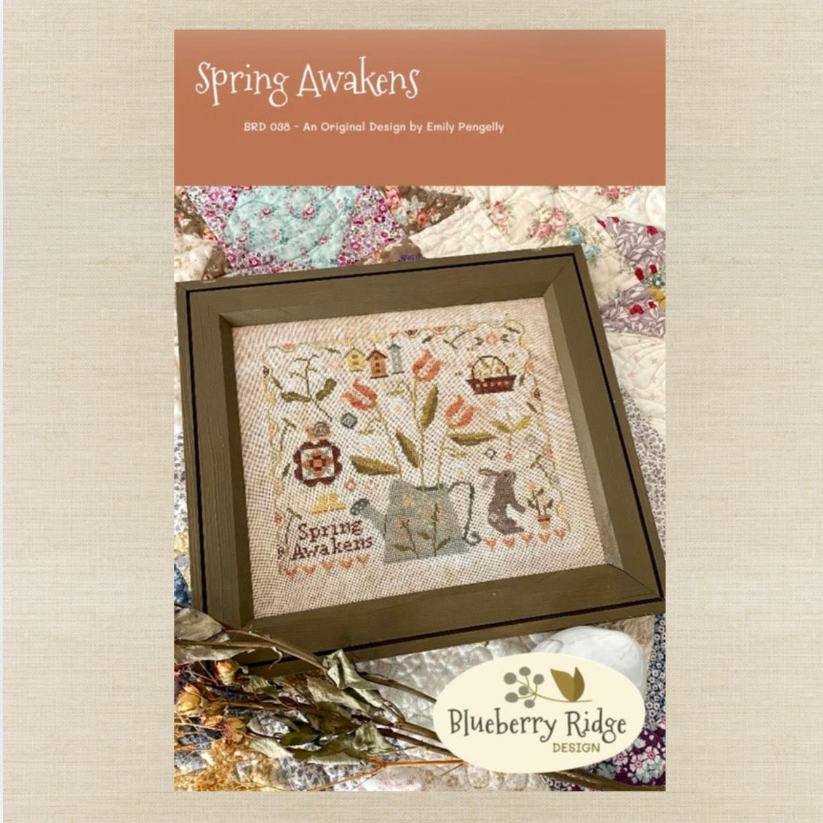 Blueberry Ridge Design - Spring Awakens - Cross Stitch Chart IH and/or Roxy Floss Co Threads