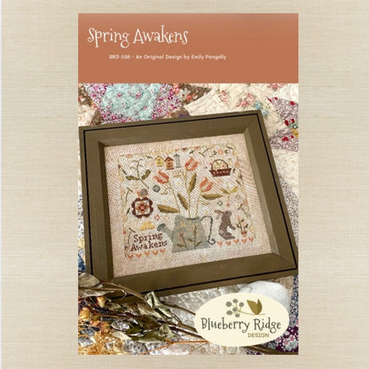 Blueberry Ridge Design - Spring Awakens - Cross Stitch Chart IH and/or Roxy Floss Co Threads