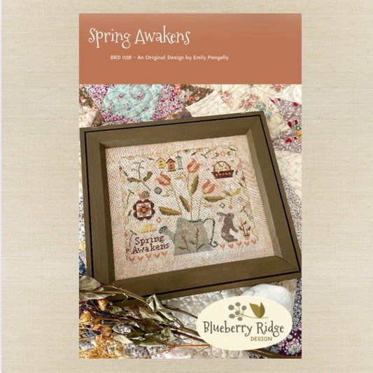 Blueberry Ridge Design - Spring Awakens - Cross Stitch Chart IH and/or Roxy Floss Co Threads