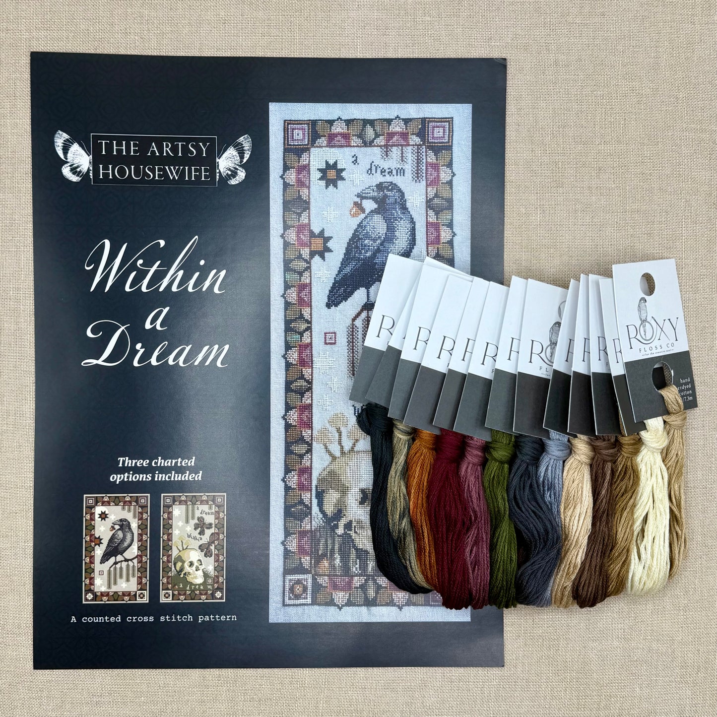 The Artsy Housewife - Within A Dream - Booklet Chart and/or Roxy Floss Conversion