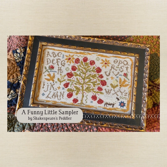 Shakespeare's Peddler - A Funny Little Sampler - Booklet Chart IH and/or Roxy Floss Conversion
