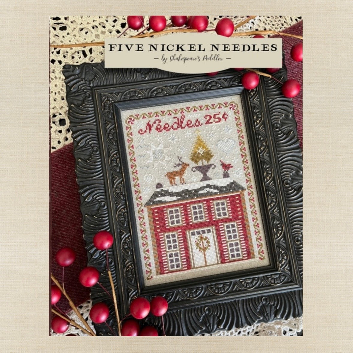 Shakespeare's Peddler - Five Nickel Needles - Booklet Chart IH and/or Roxy Floss Conversion