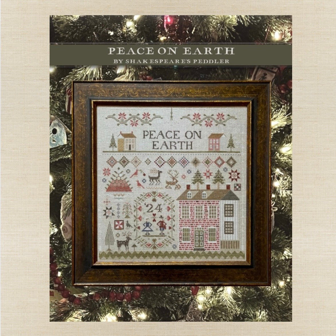Shakespeare's Peddler - Peace on Earth - Booklet Chart IH and/or Roxy Floss Conversion