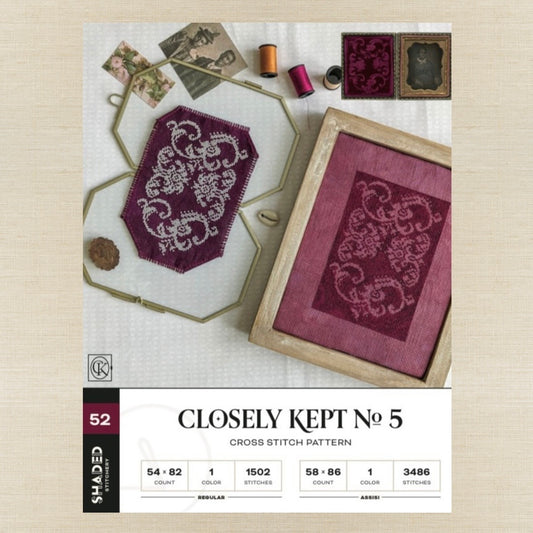 Shaded Stitchery - Closely Kept No. 5 - Booklet Chart IH