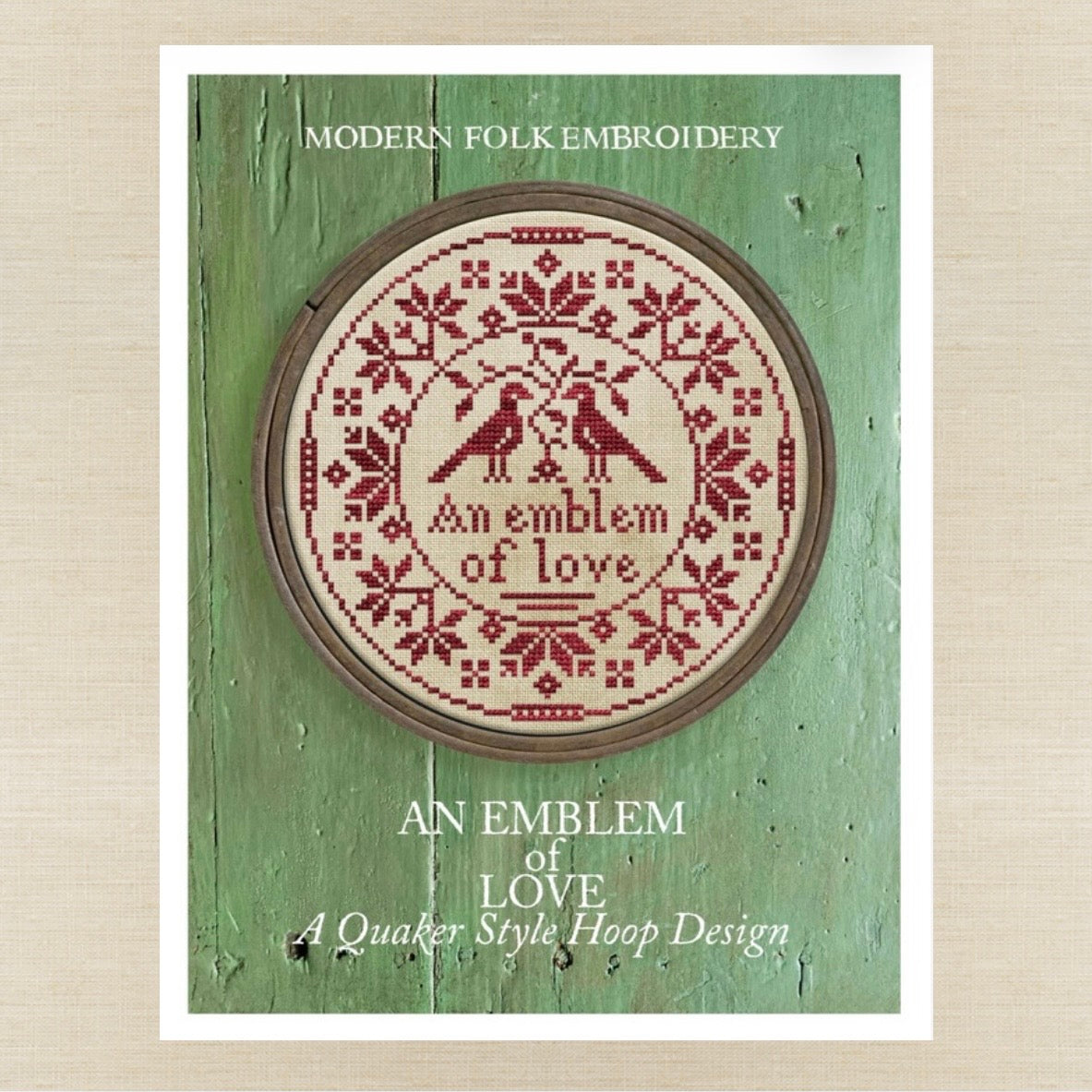 Modern Folk Embroidery - An Emblem of Love - Booklet Chart IH