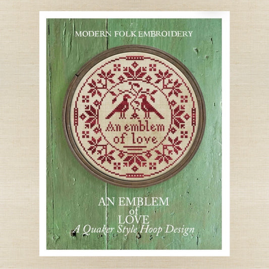 Modern Folk Embroidery - An Emblem of Love - Booklet Chart IH