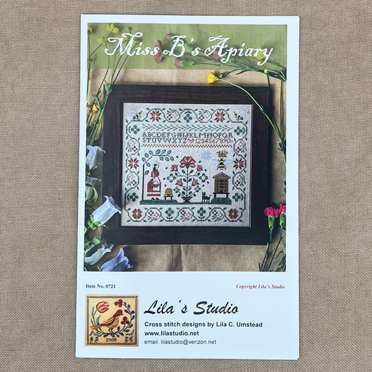 Lila's Studio - Miss B's Apiary - Booklet Chart and/or Roxy Floss Conversion