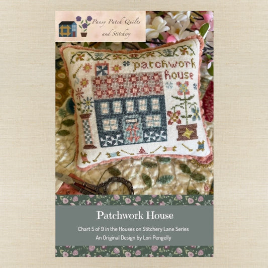 Pansy Patch Quilts and Stitchery - Patchwork House - Booklet Chart IH