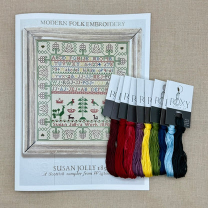 Modern Folk Embroidery - Susan Jolly 1890 - Booklet Chart