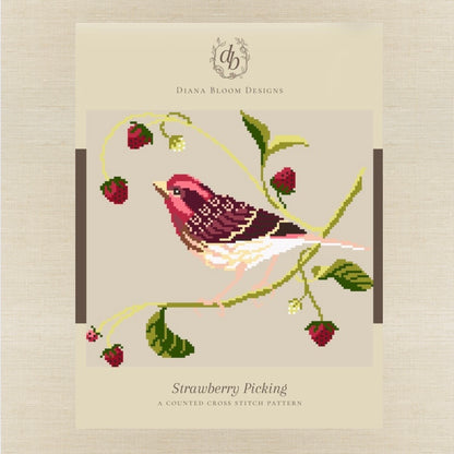 Diana Bloom Designs - Strawberry Picking - Chart IH and/or Roxy Floss