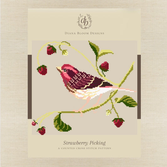 Diana Bloom Designs - Strawberry Picking - Chart IH and/or Roxy Floss