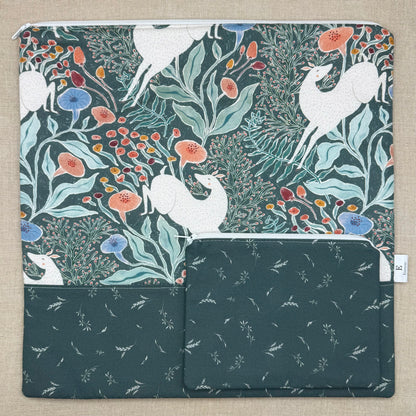 Garden Gallop  - Project Bag with Coordinating Notions Pouch